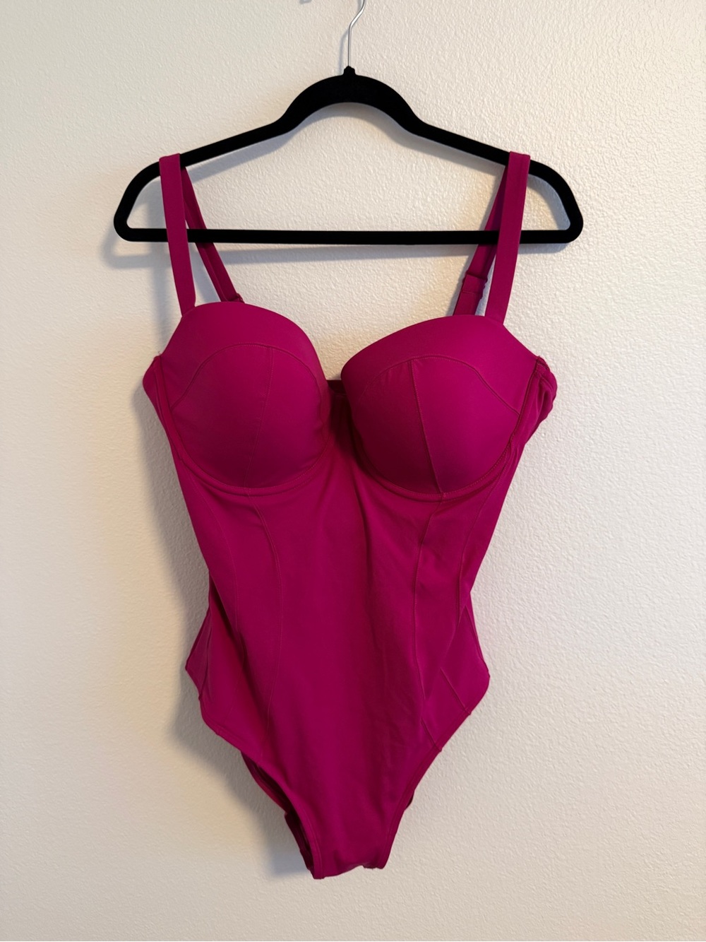 T3 “Lushy” Magenta One-Piece Swimsuit
